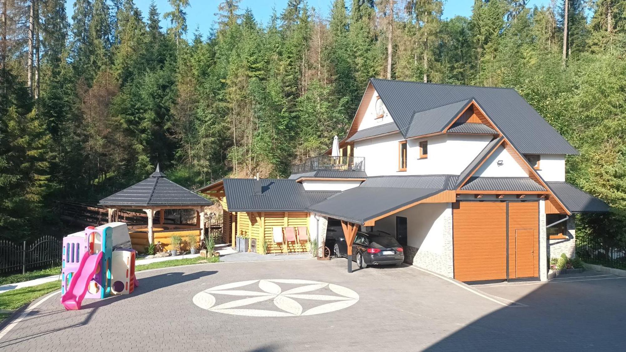 Domek Riverhut - Male Ciche Sauna & Jacuzzi Eksteriør bilde