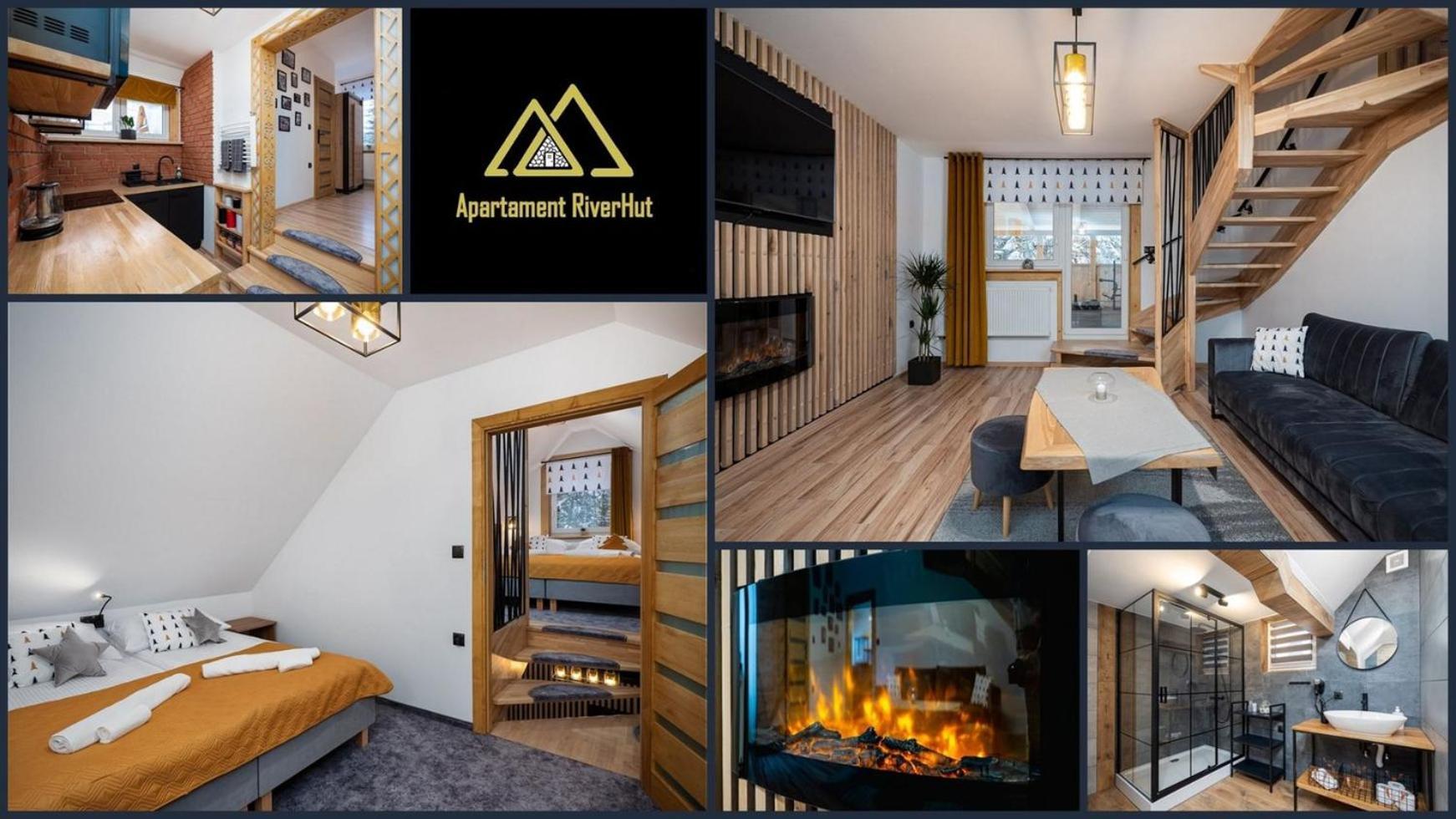 Domek Riverhut - Male Ciche Sauna & Jacuzzi Eksteriør bilde